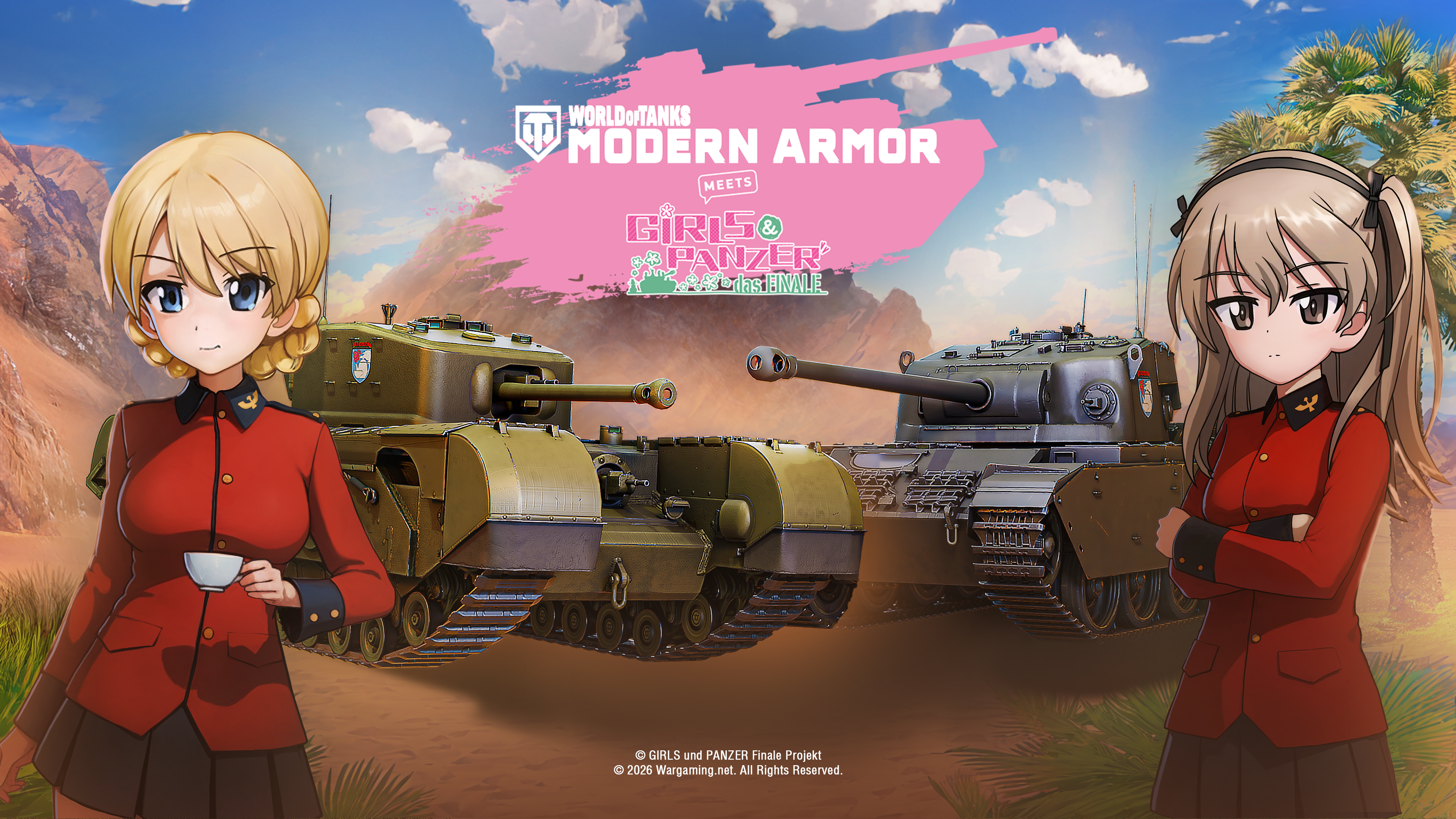 Girls und Panzer 2026 Key Art - St Gloriana