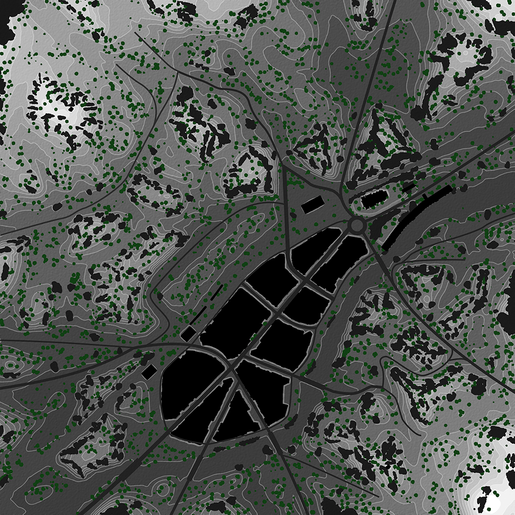 Ardennes - Overhead Map No Labels