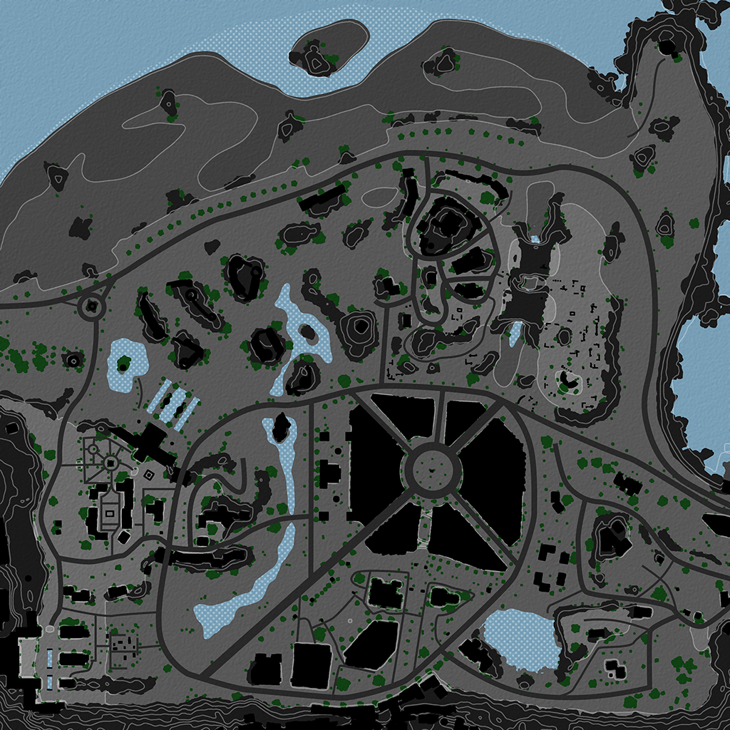 Azure Coast - Overhead Map No Labels