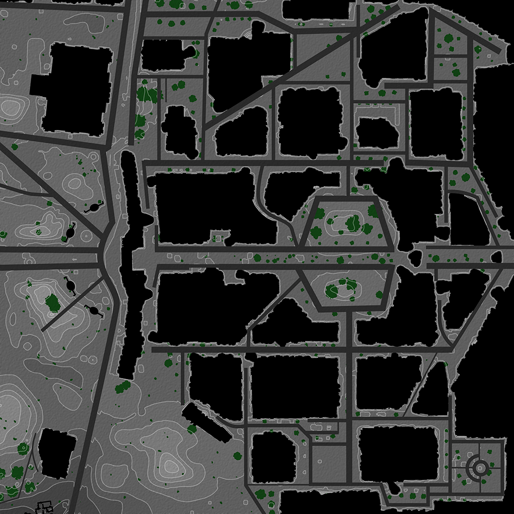 Berlin - Overhead Map No Labels