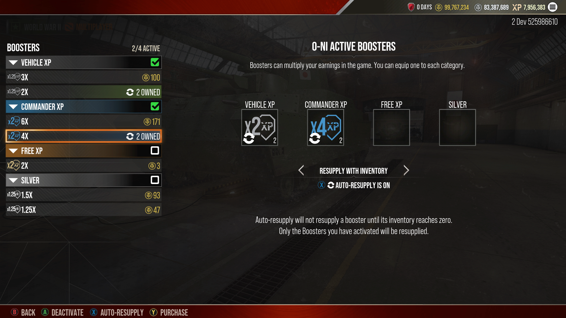 Aggiornamento del menu Booster - Nuova immagine