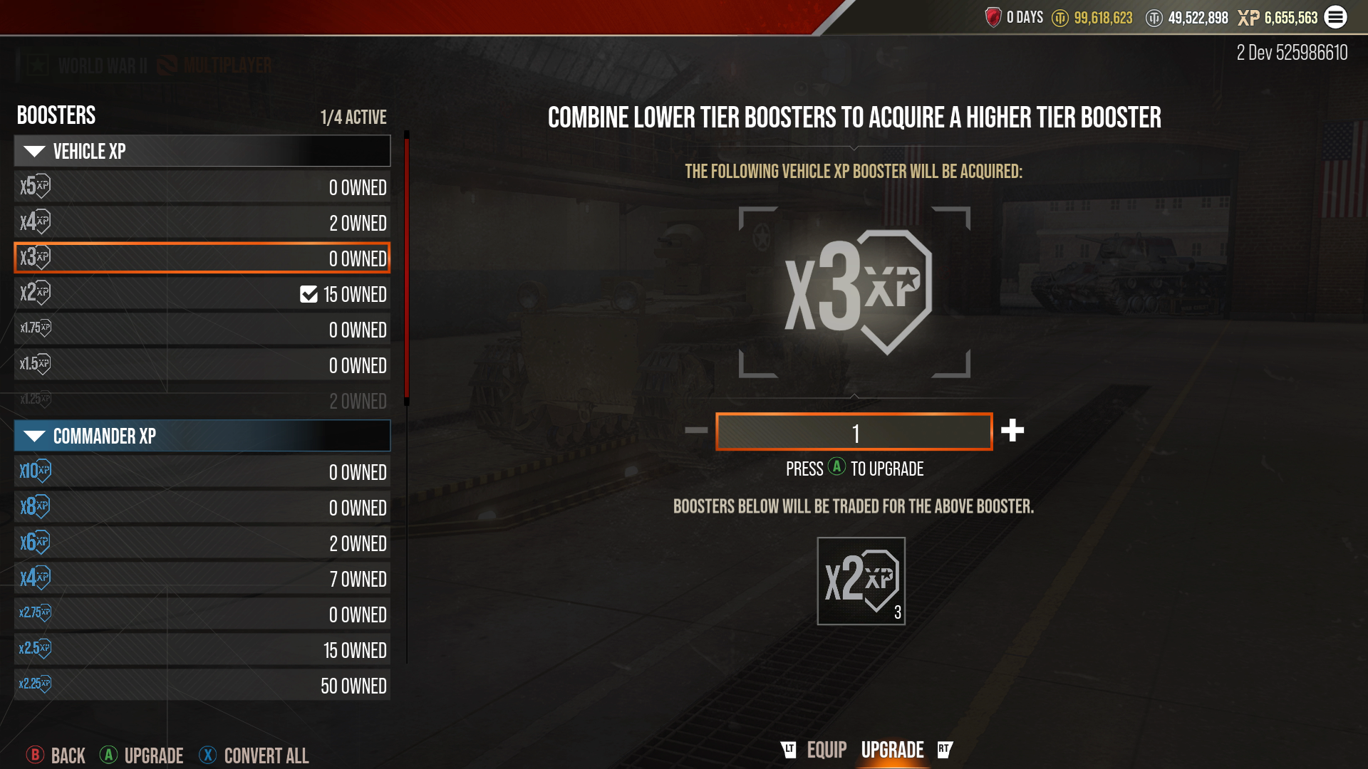 Booster Upgrade Menu Final - Screenshot 2