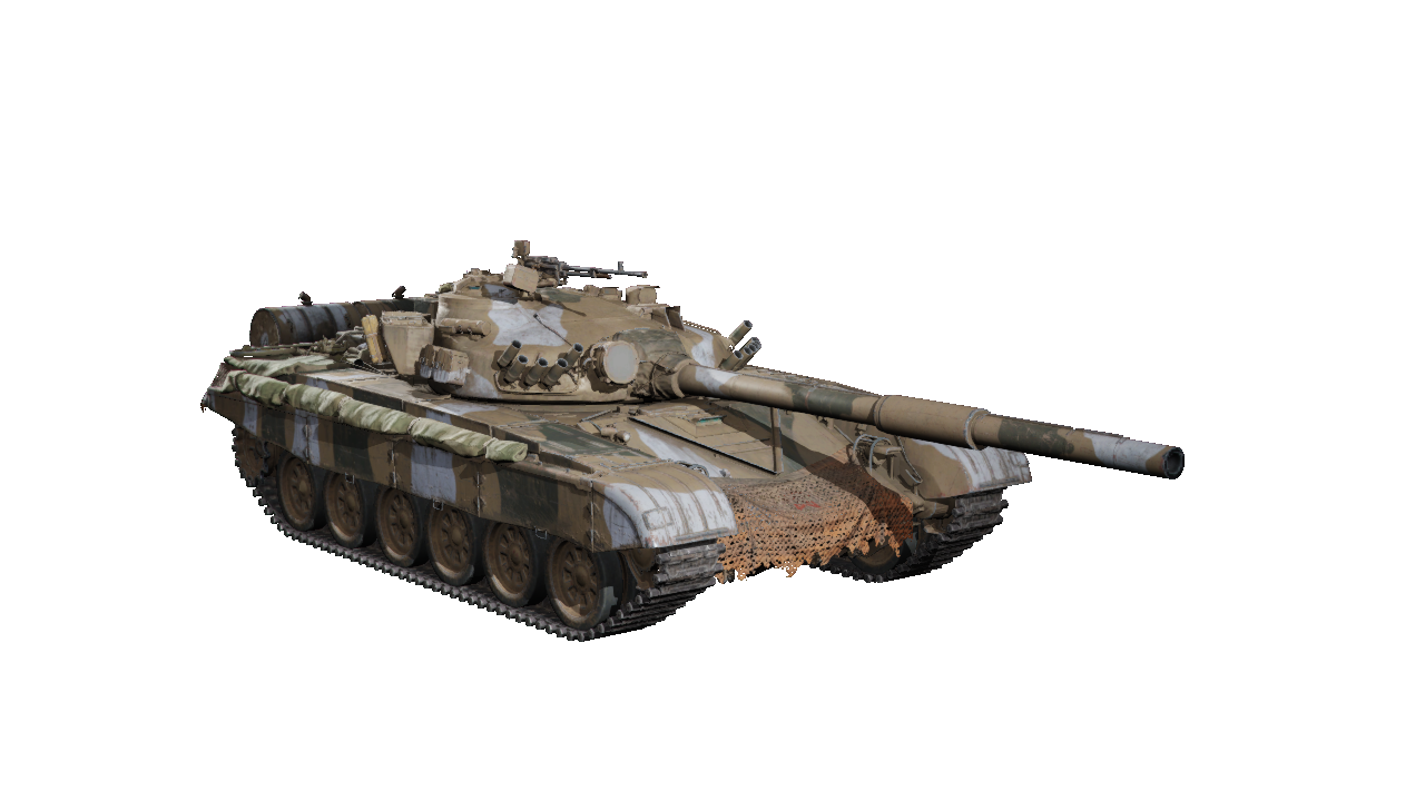 Burnt Steel Hero Skin for T-72M1