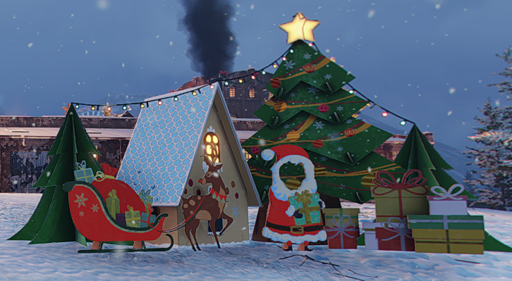 Christmas Stand-Up Display 2 Garage Gear