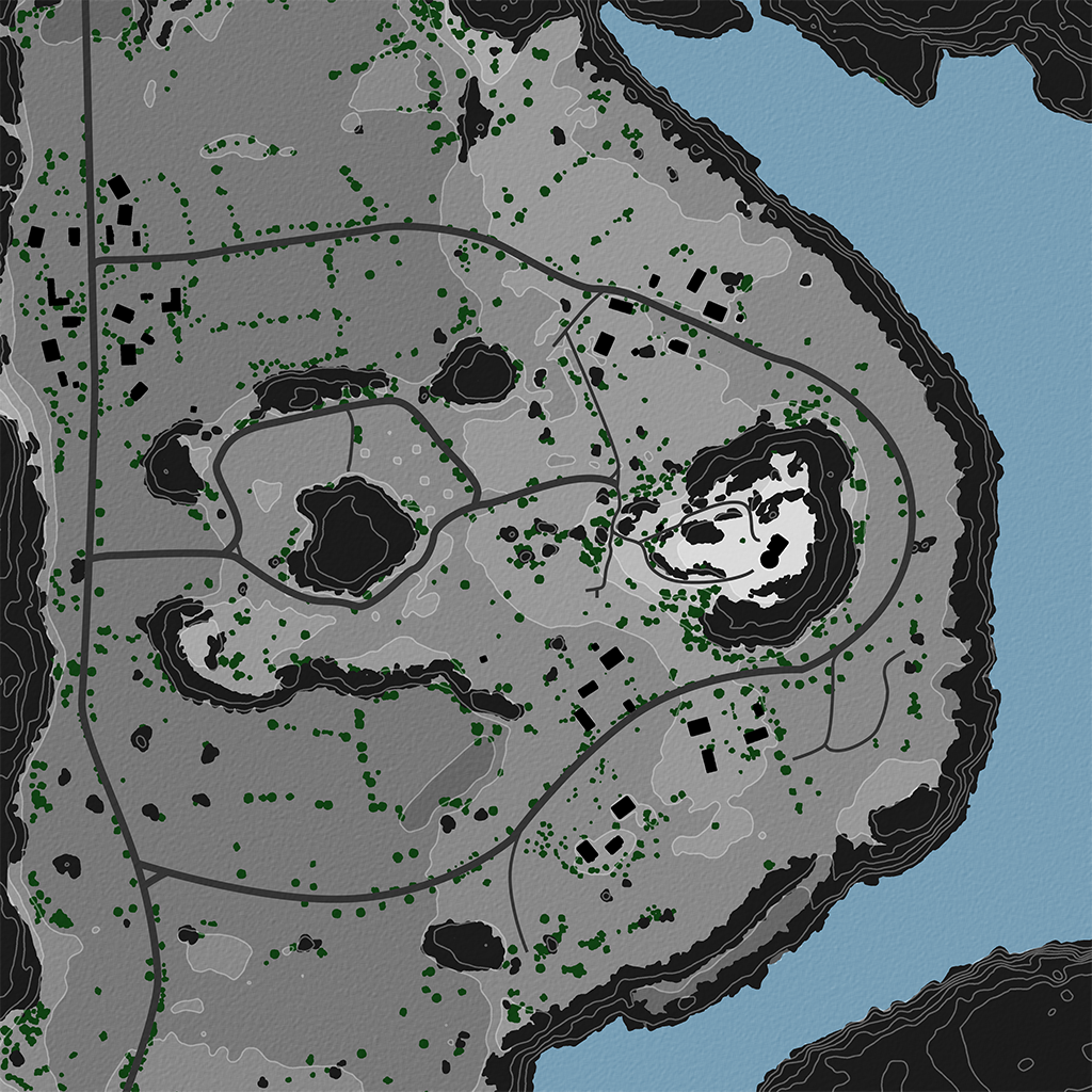 Cliff - Overhead Map No Labels