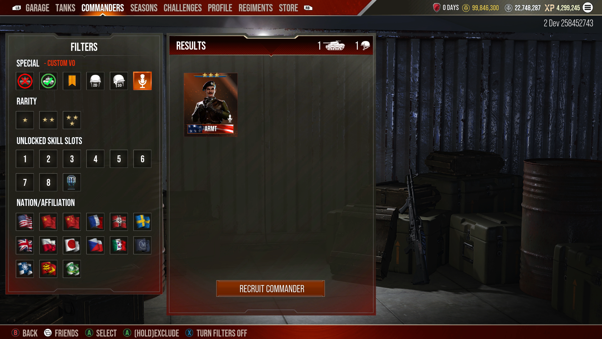 Commander Custom VO Screenshot