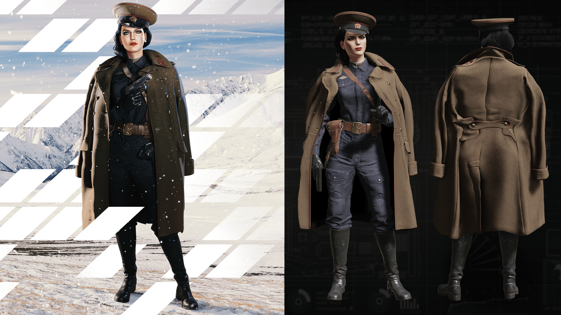 Darya Kholodova 3D Premium Commander Render