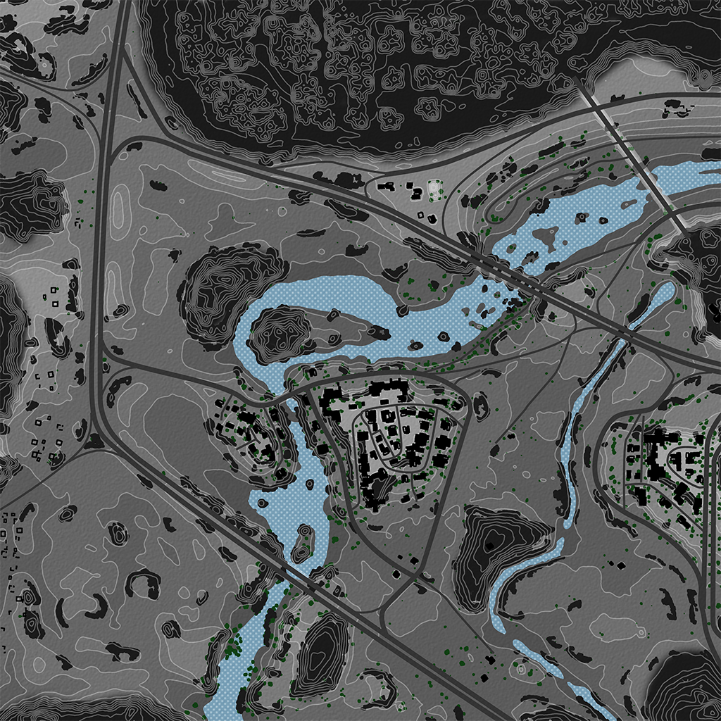 Dezful - Overhead Map No Labels