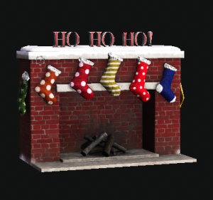 Festive Fireplace Garage Gear