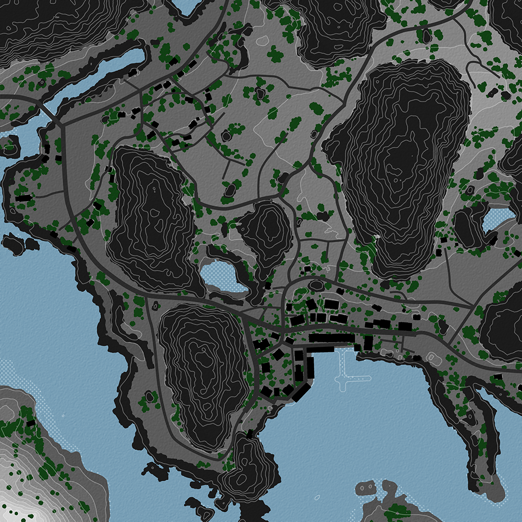 Fjords - Overhead Map No Labels
