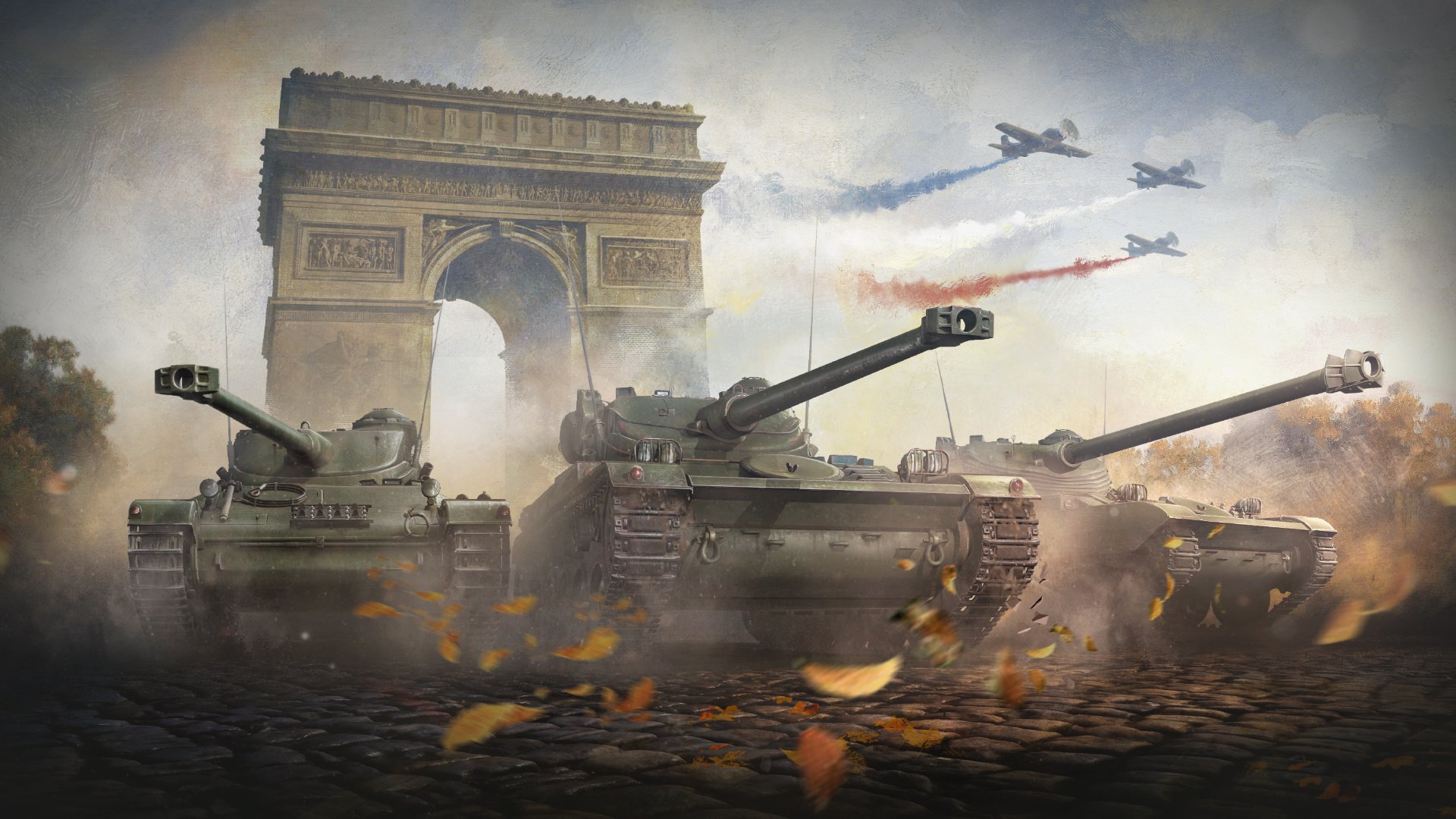 French Light Tanks AMX 13s
