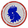 French Rooster emblem_9124