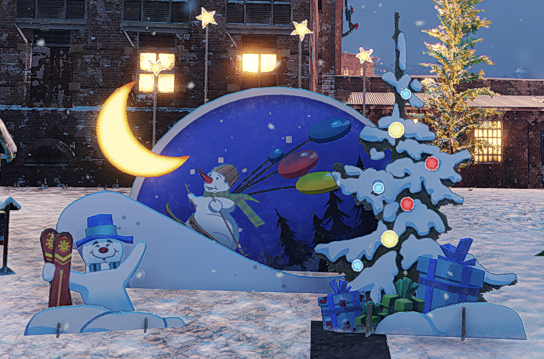 Garage Gear - Christmas Stand-Up Display 1