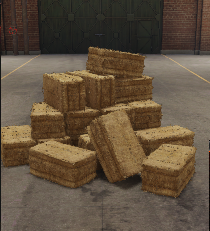 Garage Gear - Stacked Hay Bales 1