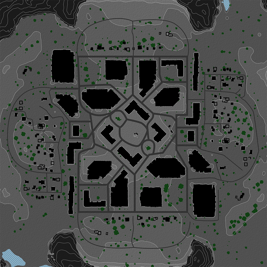 Ghost Town - Overhead Map No Labels