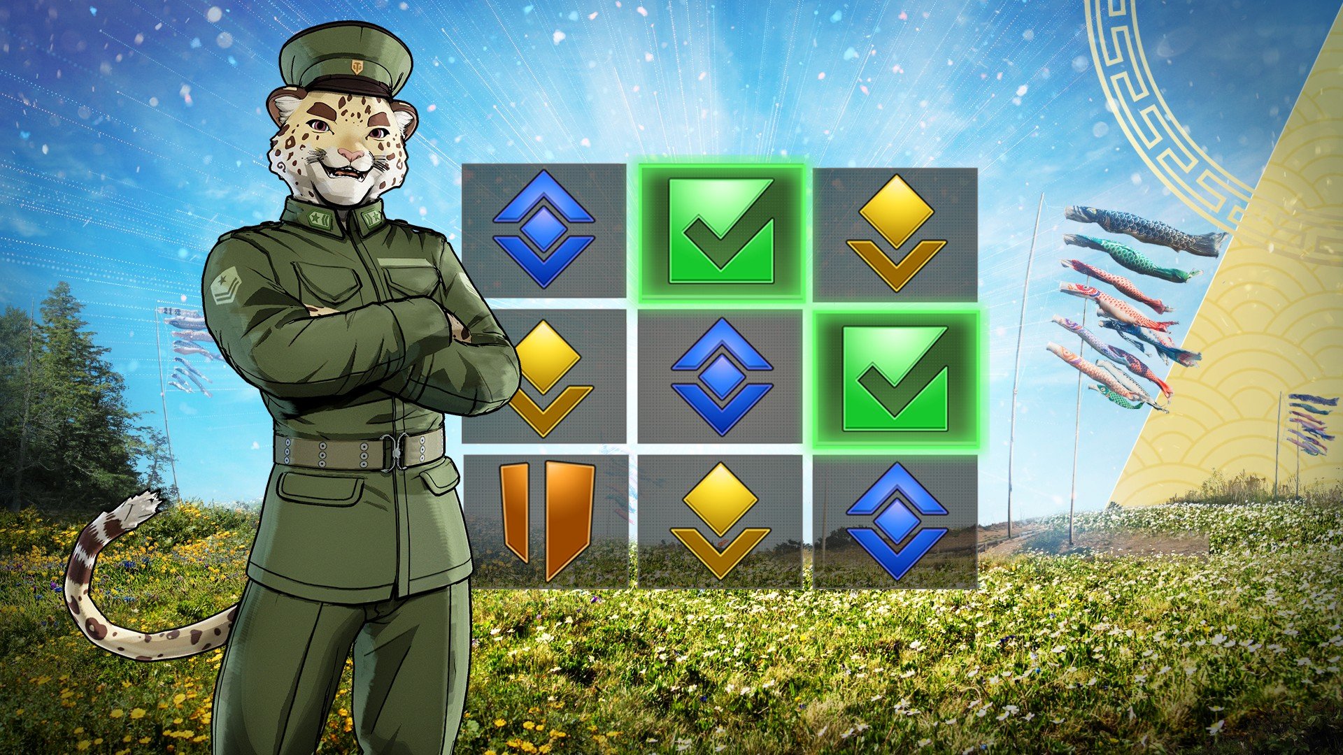 Golden Week Game Board Art