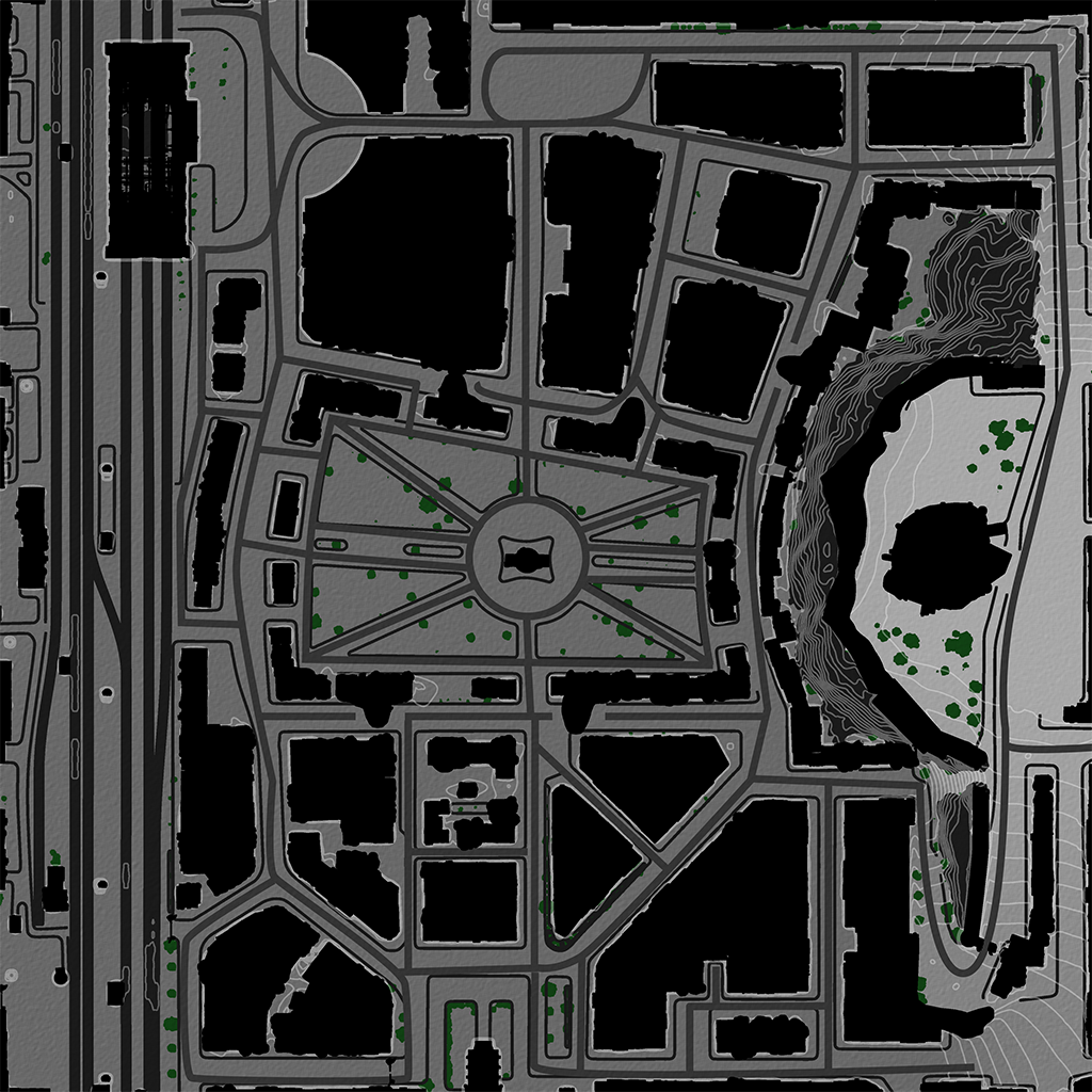 Himmelsdorf - Overhead Map No Labels