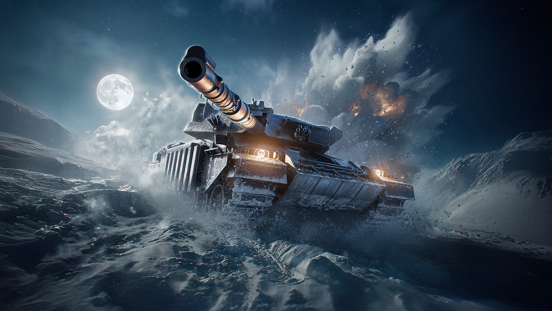 Icebound Key Art With Explosion