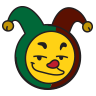 Jester Emoji emblem
