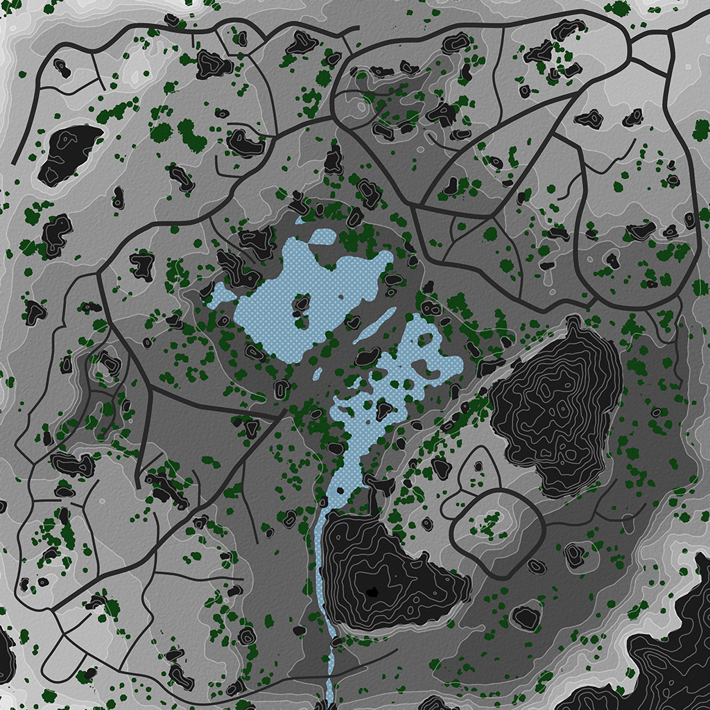Karelia - Overhead Map No Labels
