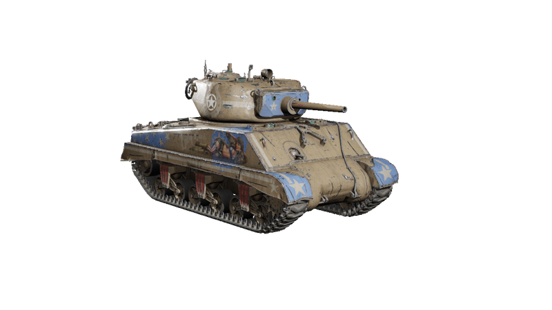 Lady Luck Skin for the M4A3E2 Sherman Jumbo