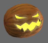 Grande attrezzatura da garage Jack-o-Lantern ridimensionata