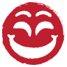 Laughing Emoji emblem