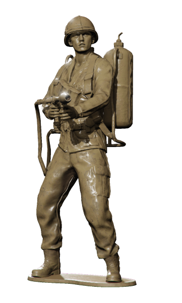 Melty Melvin 3D Hero Commander - Cropped