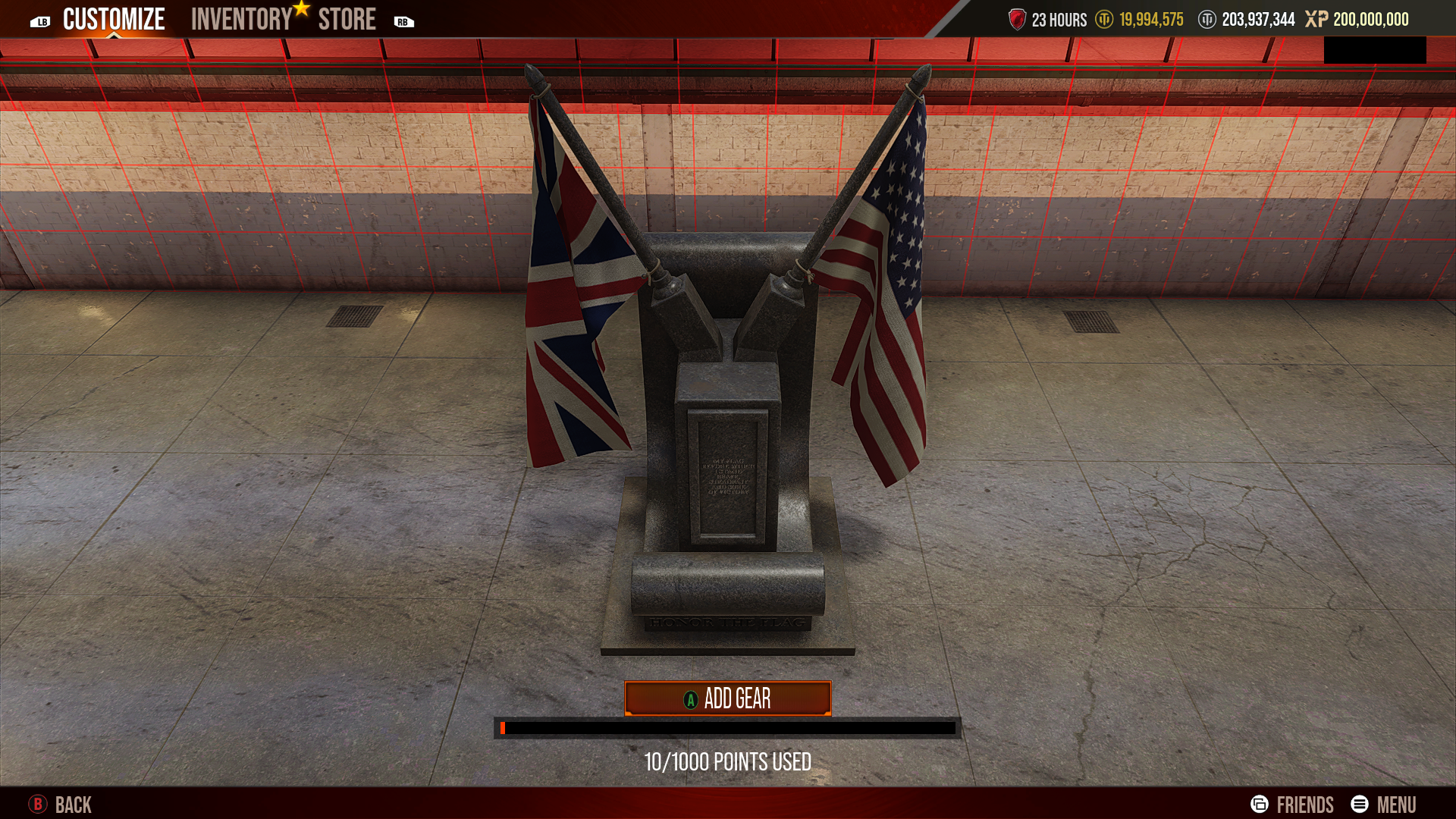 Memorial Day Garage Gear - Flag Memorial Screenshot