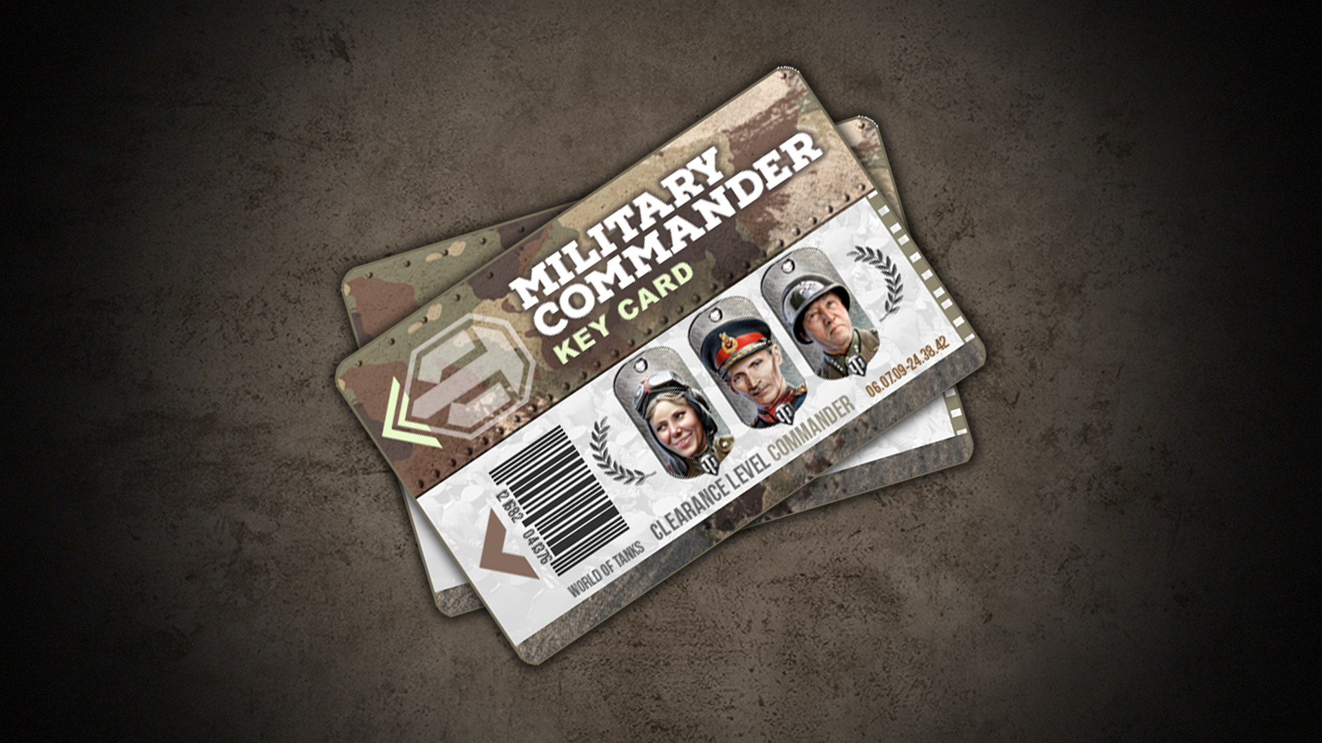 New Military Commanders Key Cards