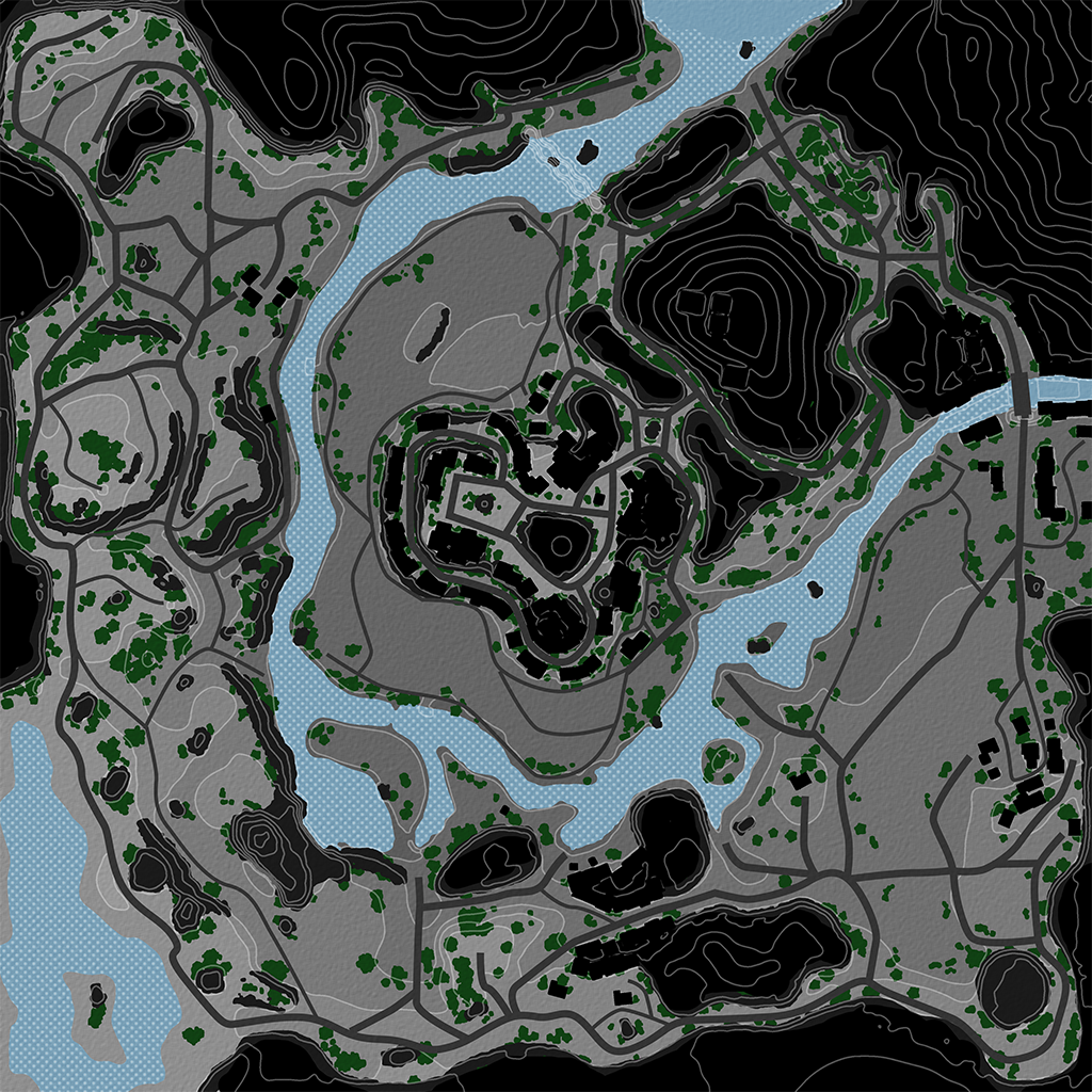 Pearl River - Overhead Map No Labels