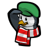 Penguin Salute - emblem_9213