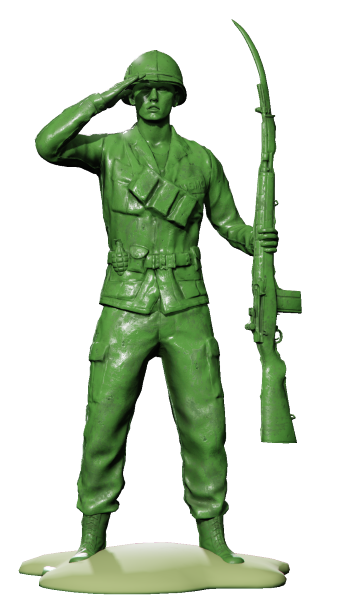 Pfc PVC 3D Hero Commander
