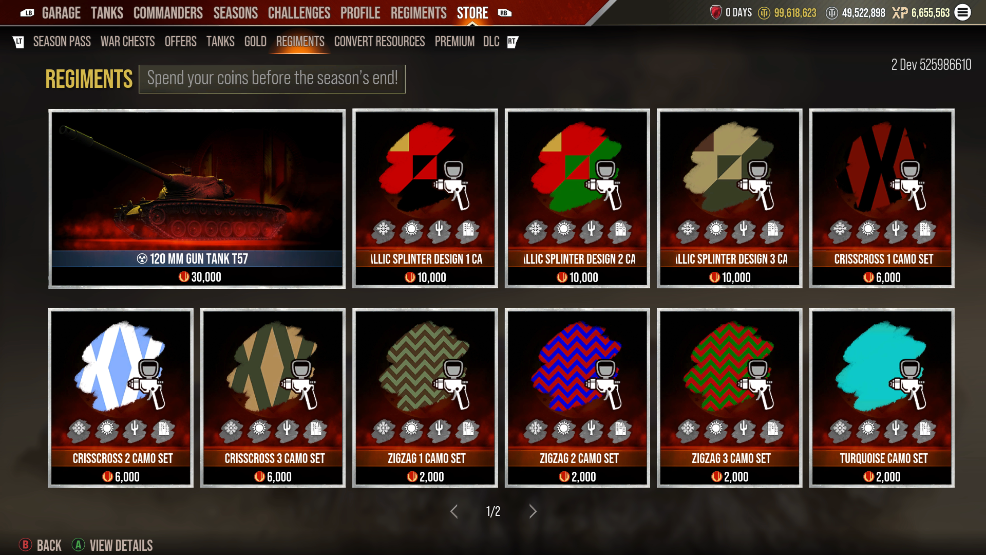 Regiment Store Items 1 - UPDATED