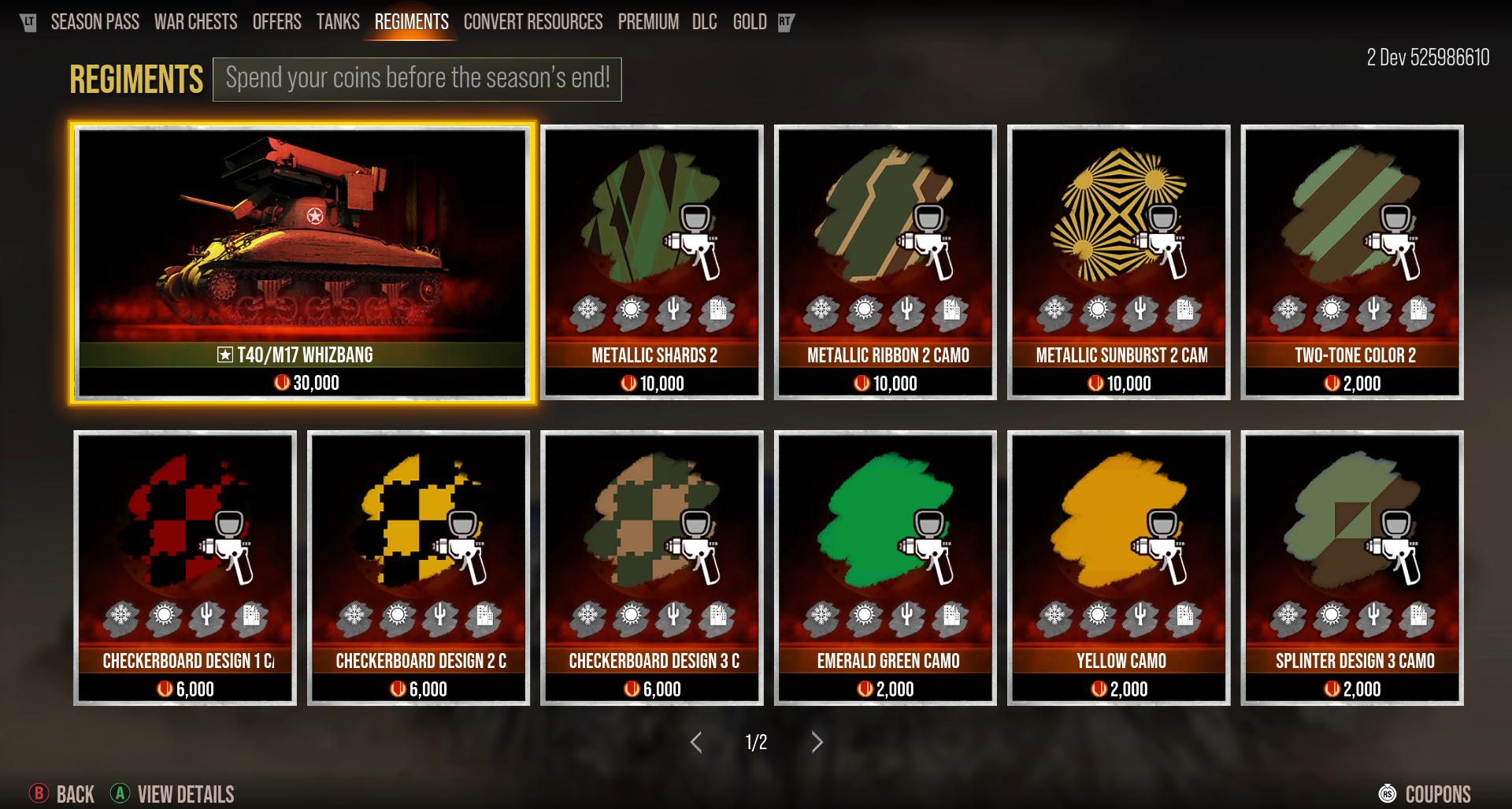 Regiments Store Update - February 2026