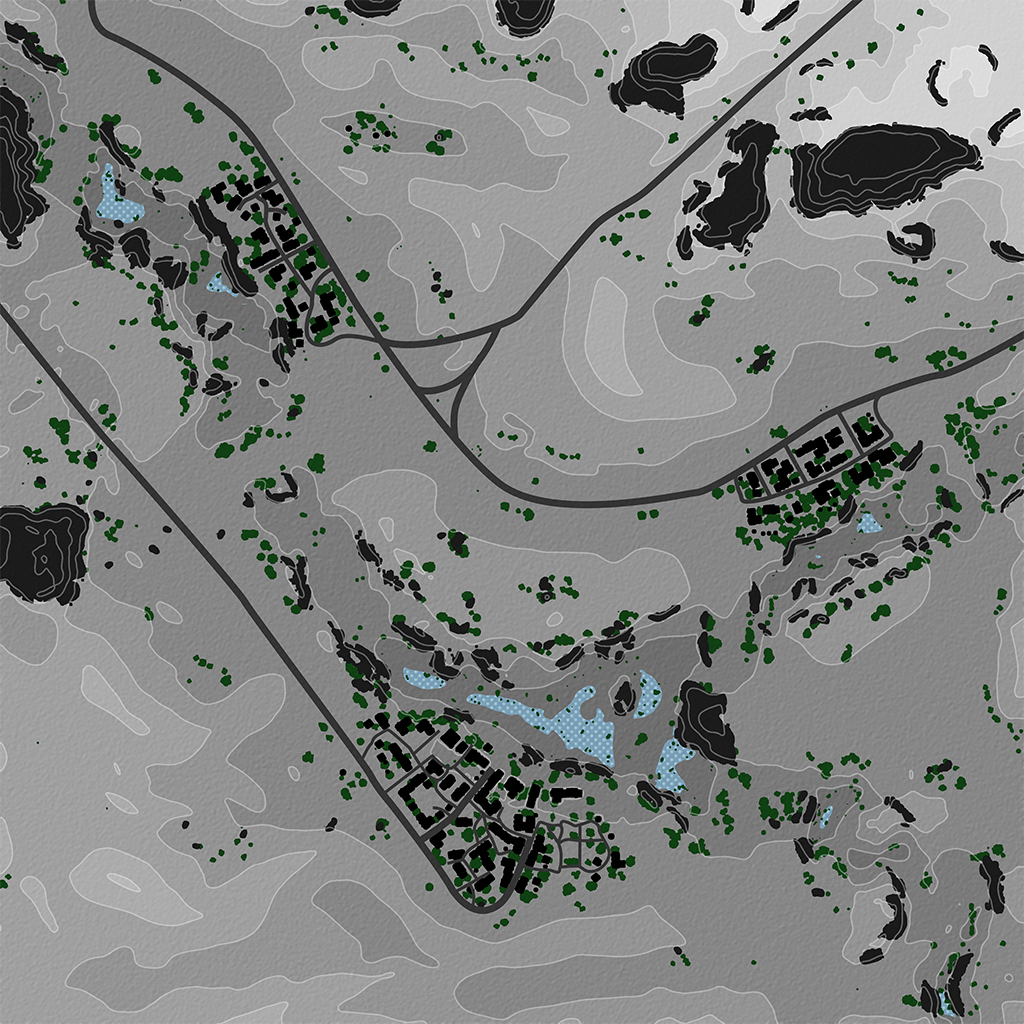 Sand River - Overhead Map No Labels