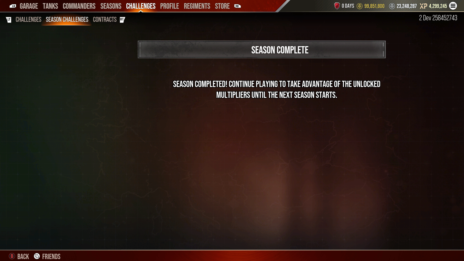 Season Point Challenges Screenshot