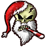 Skull Santa emblem_9005