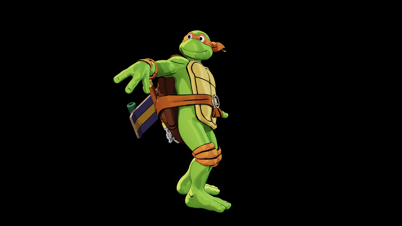 TMNT 3D Hero Commander - Michelangelo