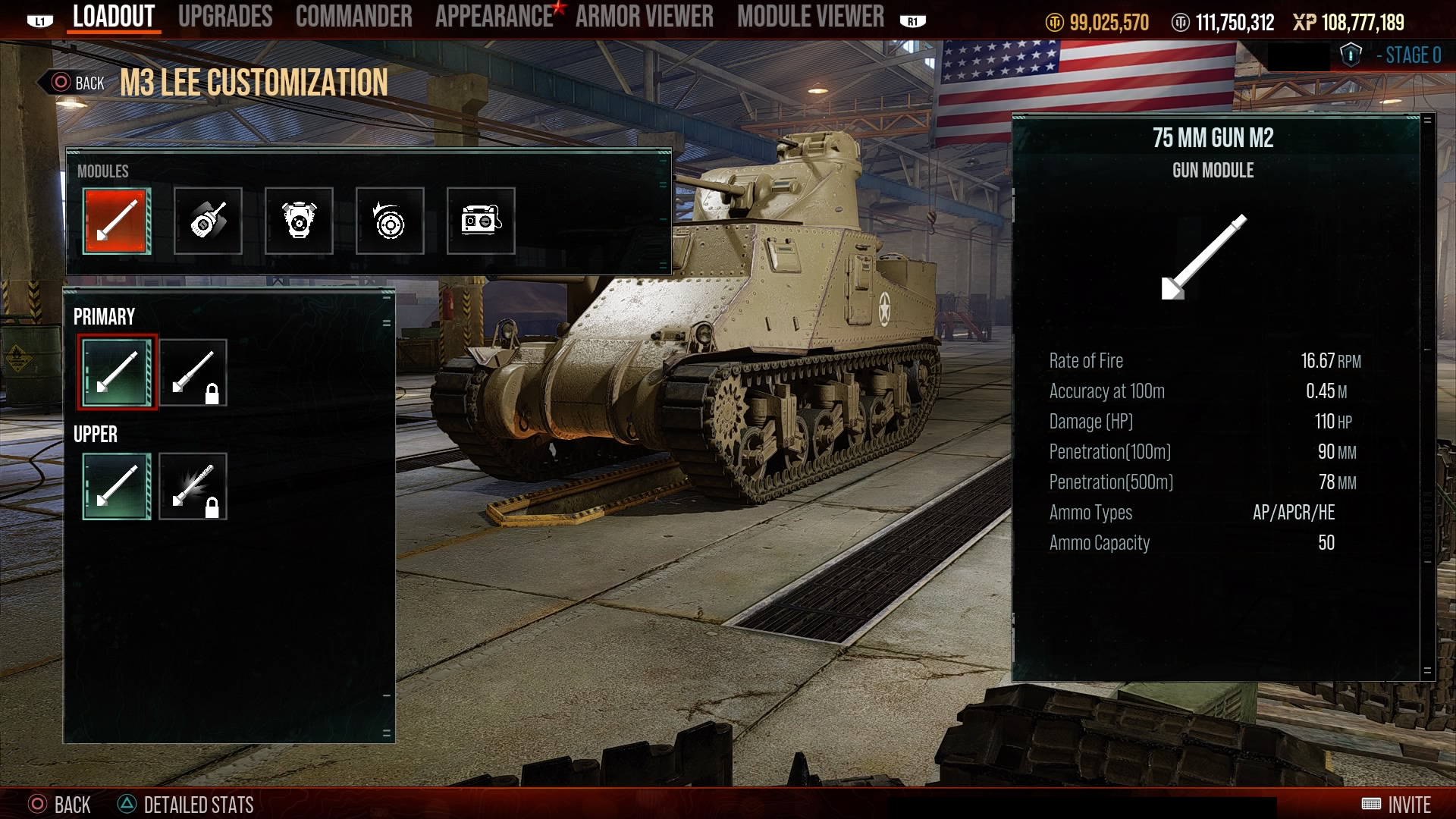 Tank Customization - Loadout