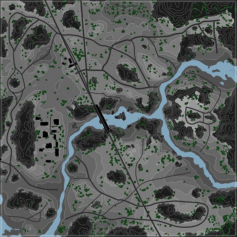 Tundra Overhead Map - No Labels