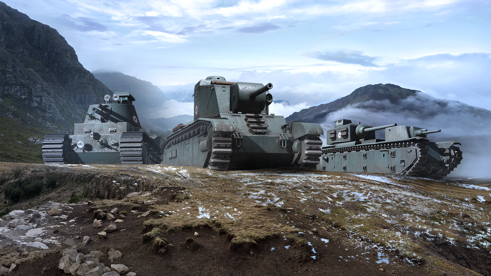 French Super Heavies - Tech Tree