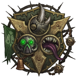 Warhammer Emblem - Death Guard Icon of Despair