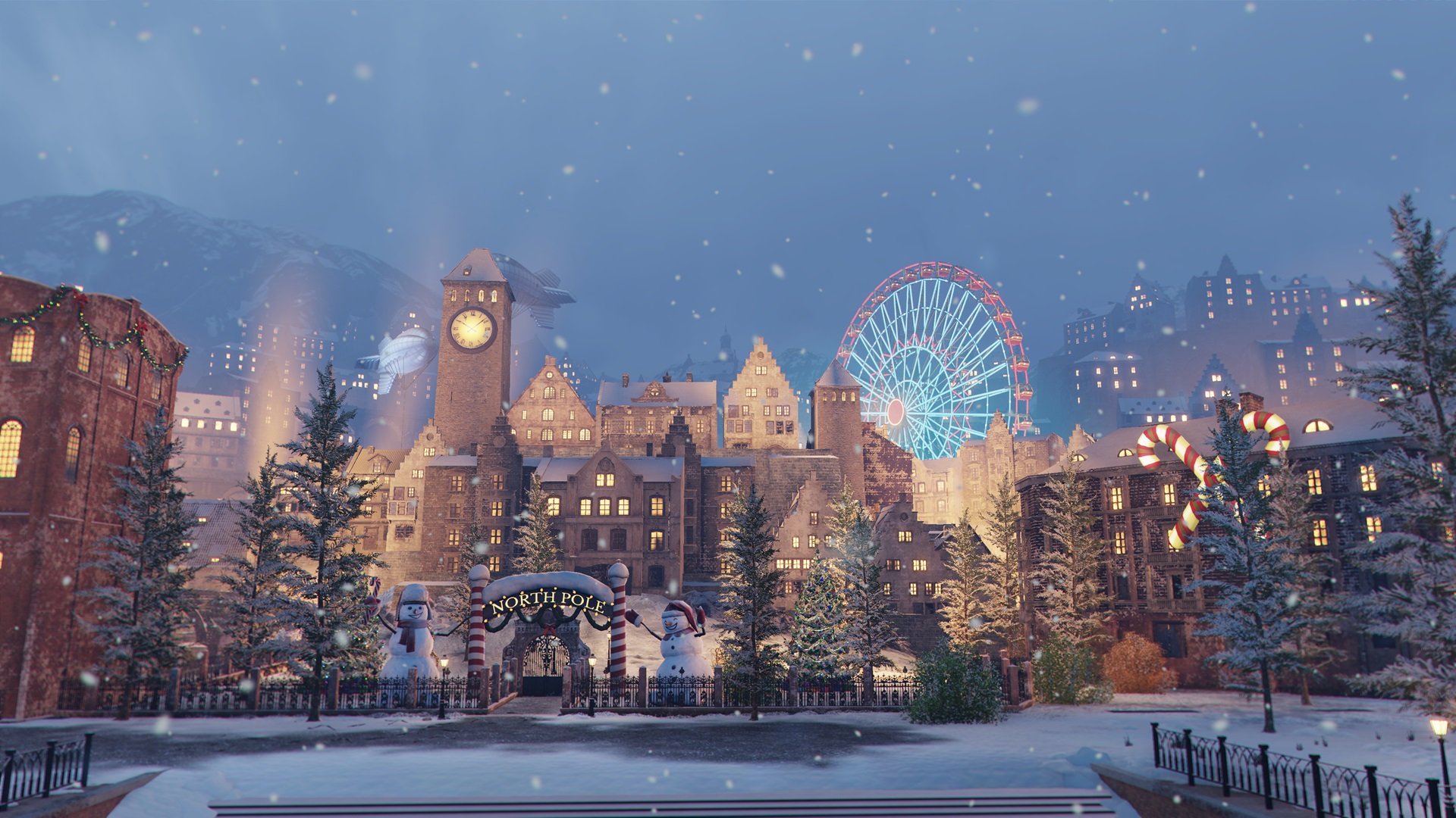 Winter Fest Landscape