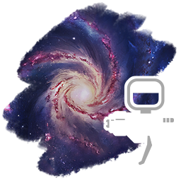blue nebula galaxy camo set