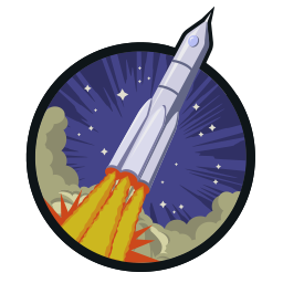 Emblem Space Rocket 9437