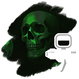 metallic green skulls camo set