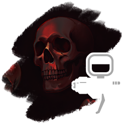 metallic red skulls camo set
