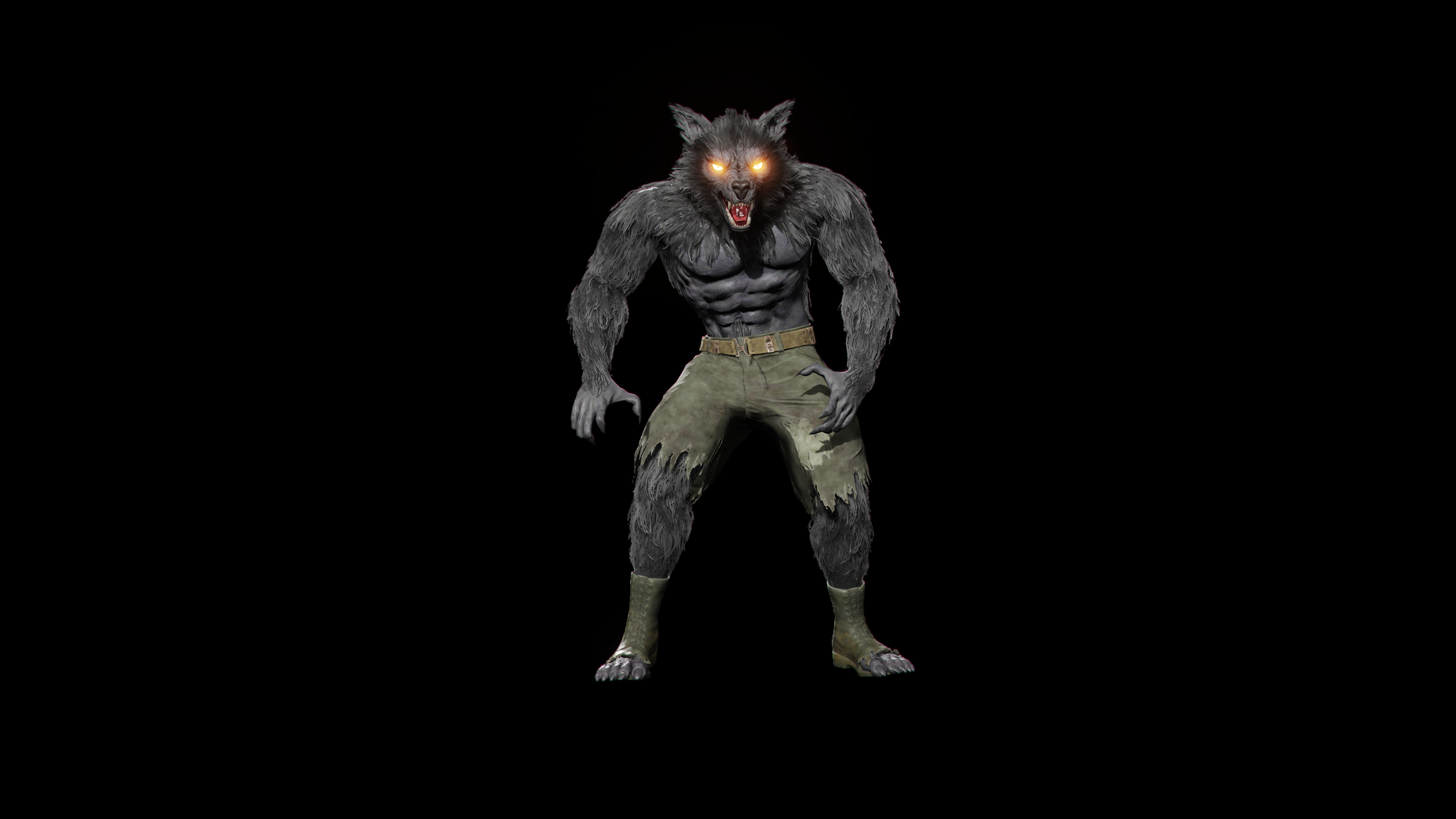Halloween Garage Gear - Werewolf